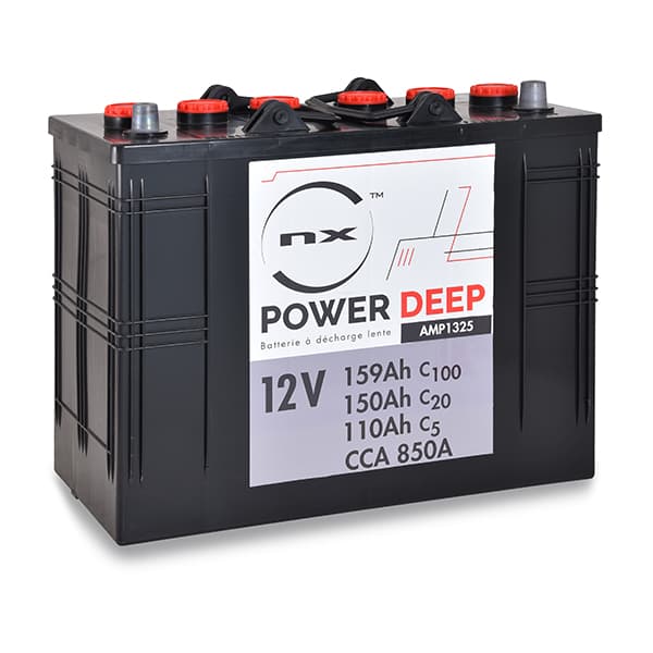 NX - Batterie traction NX Power Deep Cycle DUAL 12V 150Ah Auto