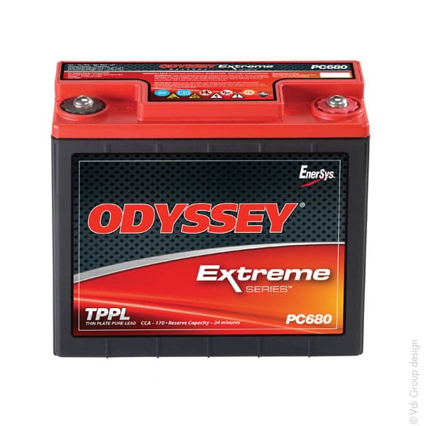 Enersys - Batterie démarrage haute performance Odyssey Extreme PC680 12V 16Ah M6-F