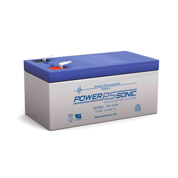 Powersonic - Batterie plomb AGM Powersonic PS-1230 12V 3.4Ah F4.8