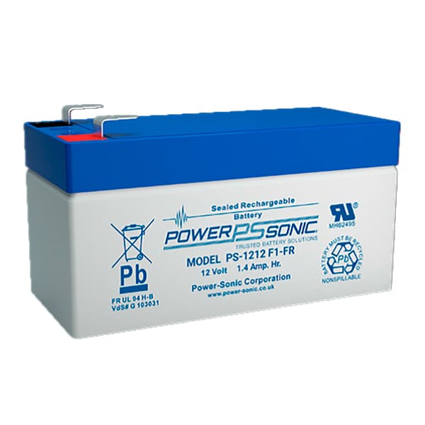 Powersonic - Batterie plomb AGM Powersonic PS-1212F1-FR 12V 1.4Ah