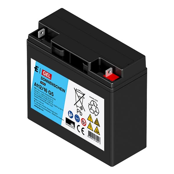 Sonnenschein - Batterie plomb etanche gel A112/16 G5 12V 17Ah M5-M