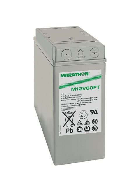 Exide - Batterie telecom MARATHON M FT M12V60FT 12V 59Ah M6-M