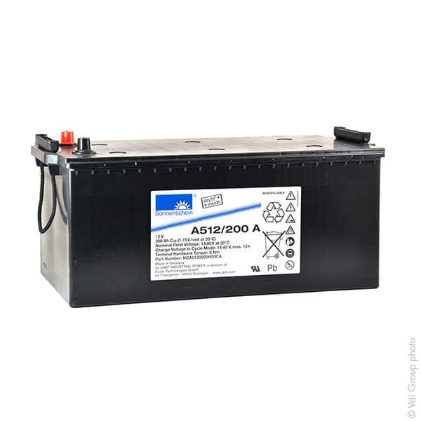 Sonnenschein - Batterie plomb etanche gel A512/200A 12V 200Ah Auto