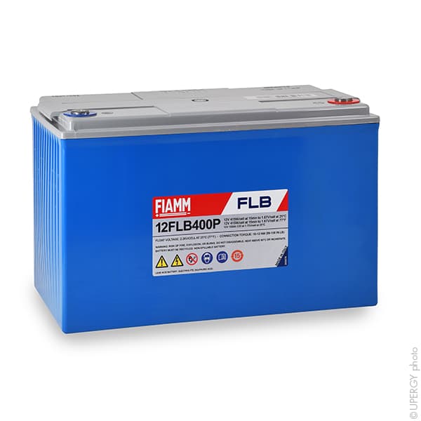 Fiamm - Batterie onduleur (UPS) FIAMM 12FLB400P 12V 105Ah M8-F