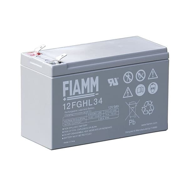 Fiamm - Batterie plomb AGM FIAMM 12FGHL34 12V 8.4Ah F6.35