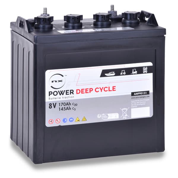 NX - Batterie traction NX Power Deep Cycle 8V 170Ah EHPT