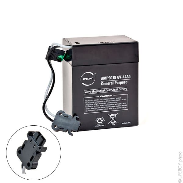 NX - Batterie plomb AGM NX 14-6 General Purpose 6V 14Ah TH