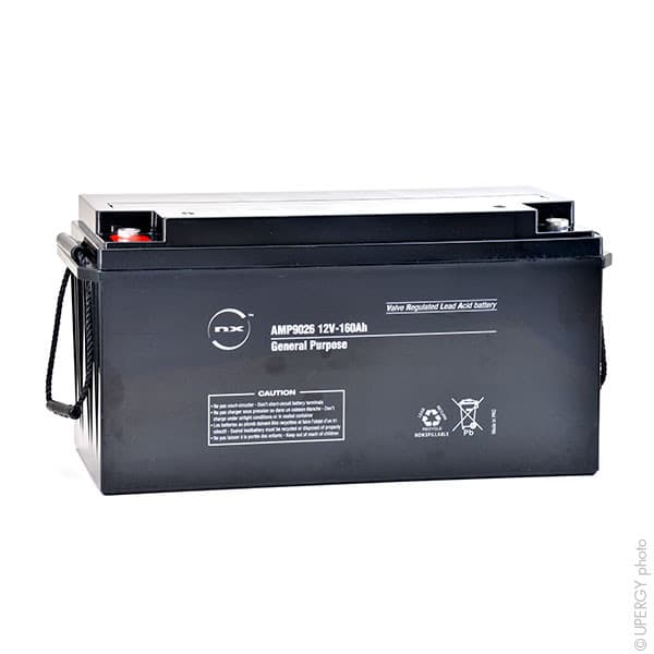 NX - Batterie plomb AGM NX 160-12 General Purpose 12V 160Ah M8-F