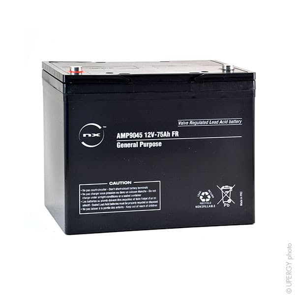 NX - Batterie plomb AGM NX 75-12 General Purpose FR 12V 75Ah M6-F