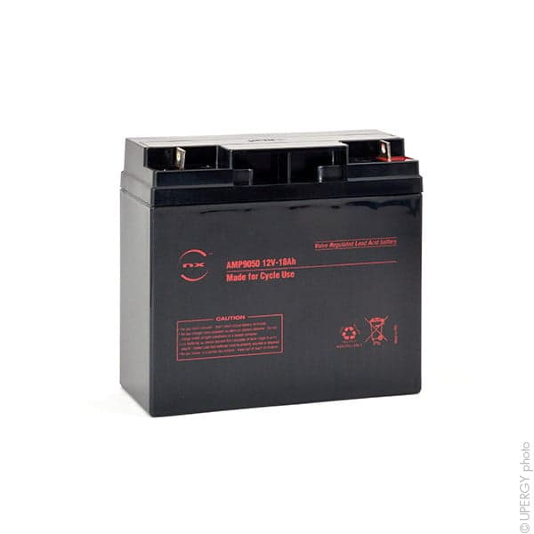 NX - Batterie plomb AGM NX 18-12 Cyclic 12V 18Ah M6-M