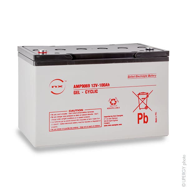 NX - Batterie plomb etanche gel NX 100-12 Cyclic 12V 100Ah M8-F
