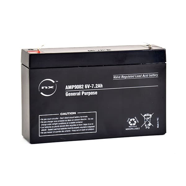 NX - Batterie plomb AGM NX 7.2-6 General Purpose 6V 7.5Ah F4.8