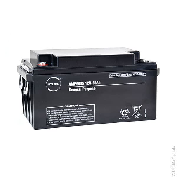 NX - Batterie plomb AGM NX 65-12 General Purpose 12V 65Ah M6-F