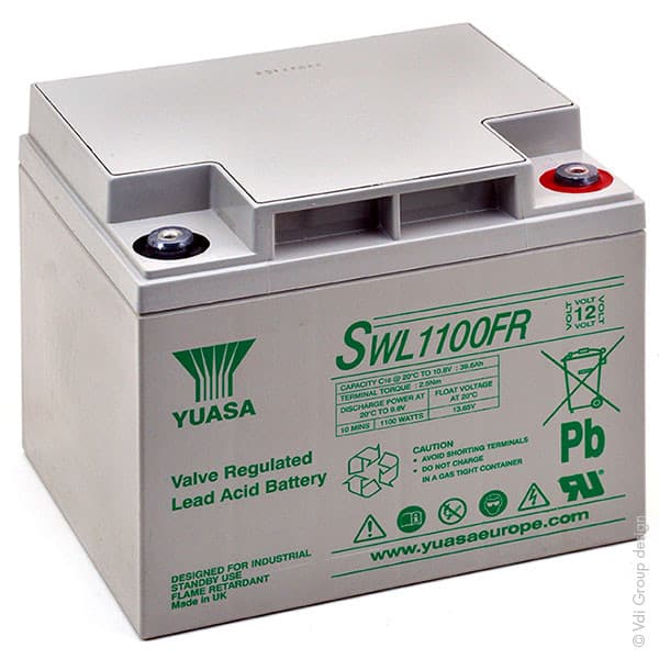 Yuasa - Batterie onduleur (UPS) YUASA SWL1100FR 12V 40.6Ah M5-F