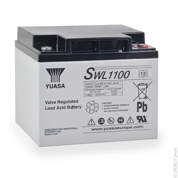 Yuasa - Batterie onduleur (UPS) YUASA SWL1100 12V 40.6Ah M5-F