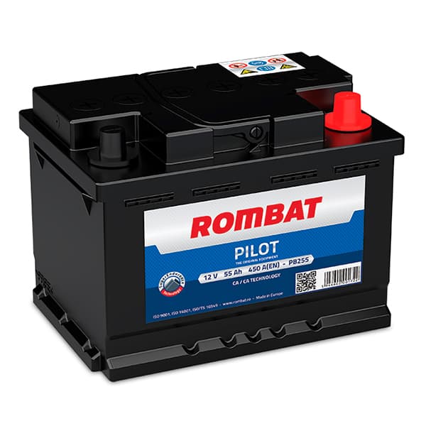 Rombat - Batterie voiture Rombat Pilot PB255 12V 55Ah 450A