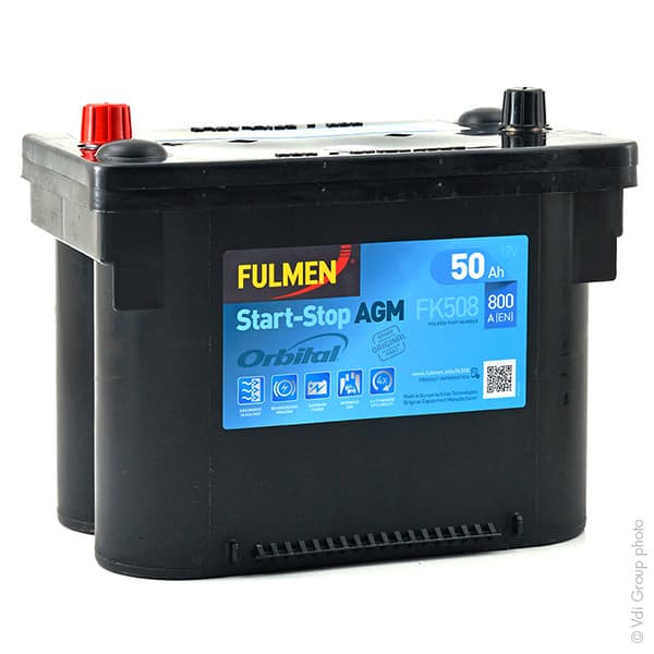 Fulmen - Batterie voiture FULMEN Start-Stop AGM FK508 12V 50Ah 800A