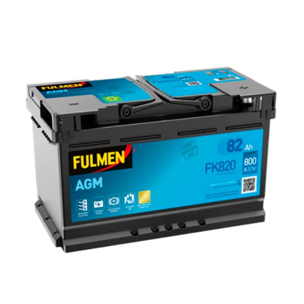 Fulmen - Batterie voiture Fulmen Start-Stop AGM FK820 12V 82Ah 800A
