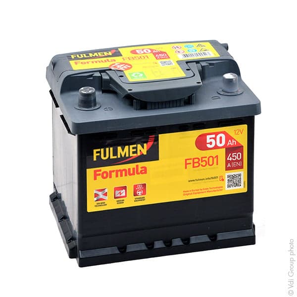 Fulmen - Batterie voiture FULMEN Formula FB501 12V 50Ah 450A