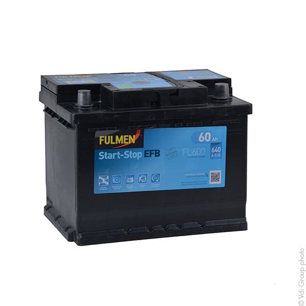 Fulmen - Batterie voiture FULMEN Start-Stop EFB FL600 12V 60Ah 640A