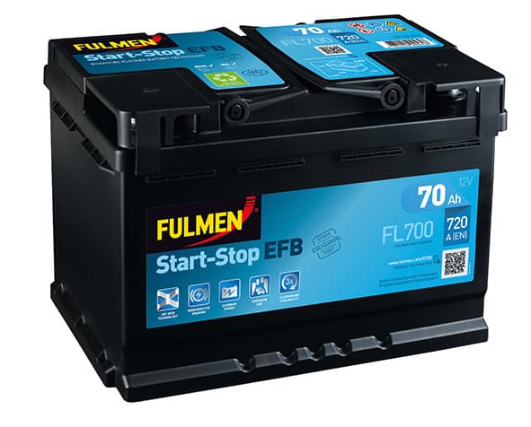 Fulmen - Batterie voiture FULMEN Start-Stop EFB FL700 12V 70Ah 720A