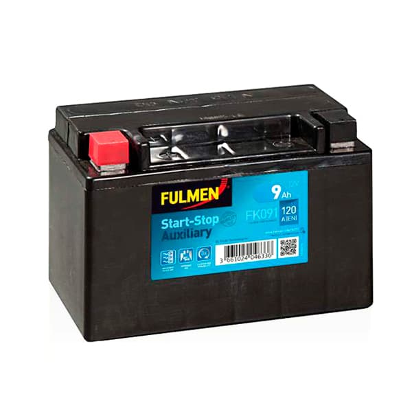 Fulmen - Batterie voiture FULMEN Start-Stop Auxiliary FK091 12V 9Ah 120A