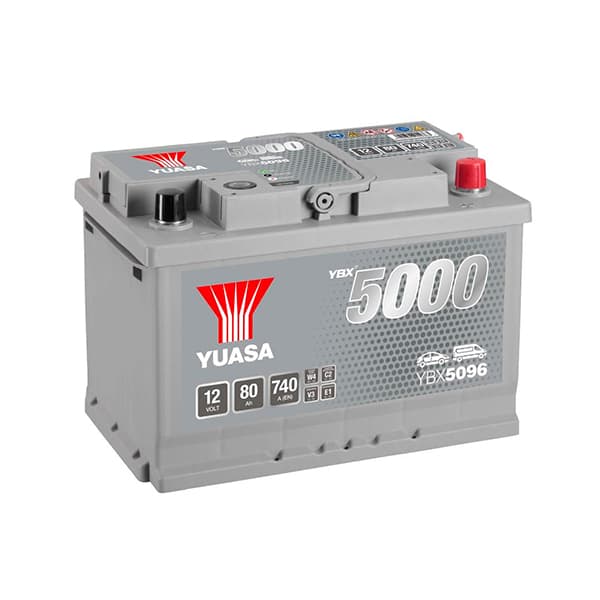 Yuasa - Batterie voiture Yuasa YBX5096 12V 80Ah 740A