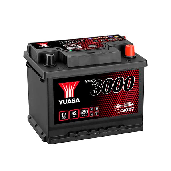 Yuasa - Batterie voiture Yuasa YBX3027 12V 62Ah 550A