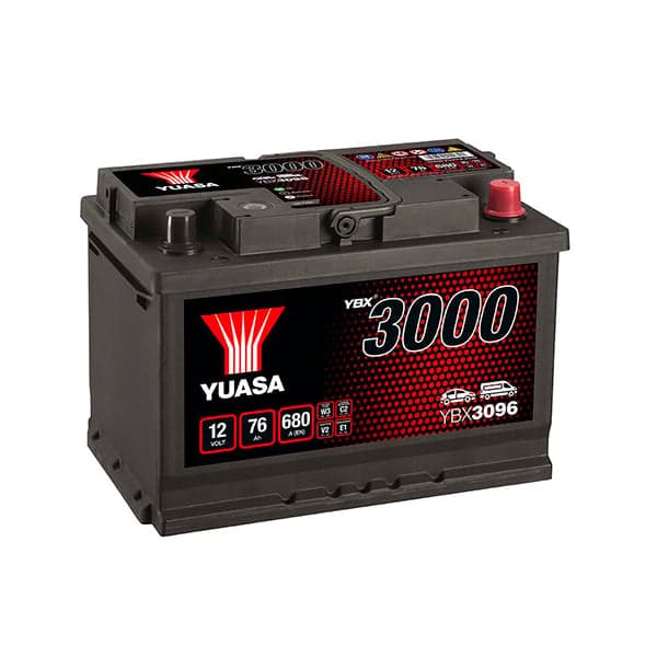 Yuasa - Batterie voiture Yuasa YBX3096 12V 76Ah 680A