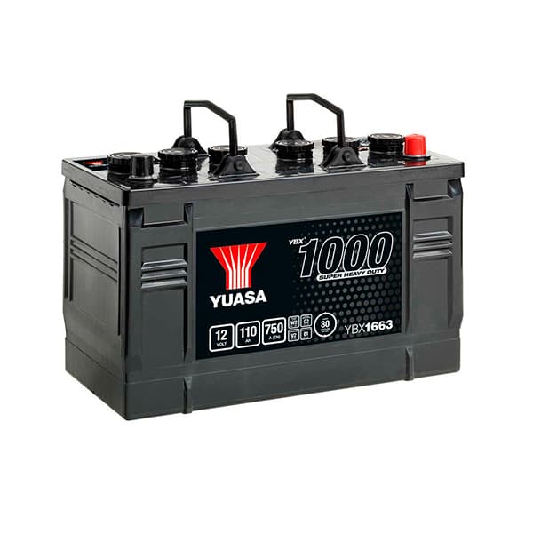 Yuasa - Batterie camion Yuasa YBX1663 12V 110Ah 750A