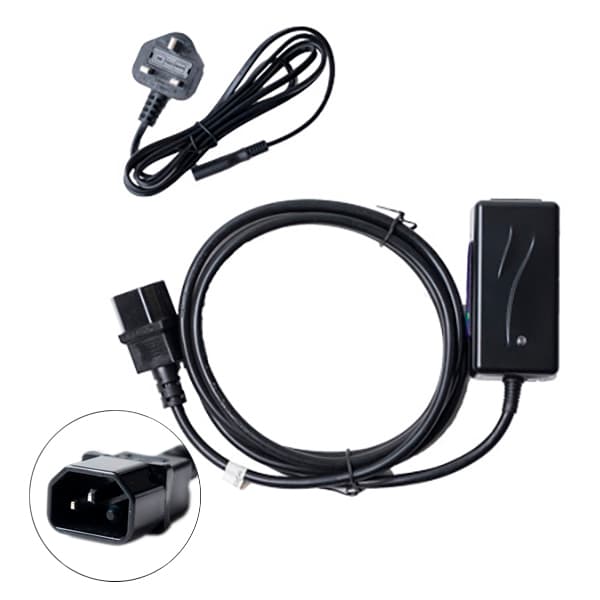 MSP - Chargeur médical compatible Arjo 24V/DC NEA1000-GB Prise UK