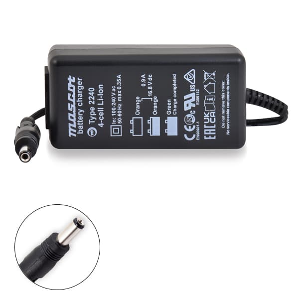 Mascot - Chargeur lithium-ion Mascot 2240LI 4S 14.8V/0.9A 110-230V - Sortie 5.5x2.1mm