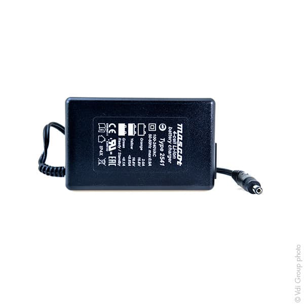 Mascot - Chargeur lithium-ion Mascot 2541LI 4S 16.8V/2A 110-230V - Sortie 5.5 x 2.1 mm