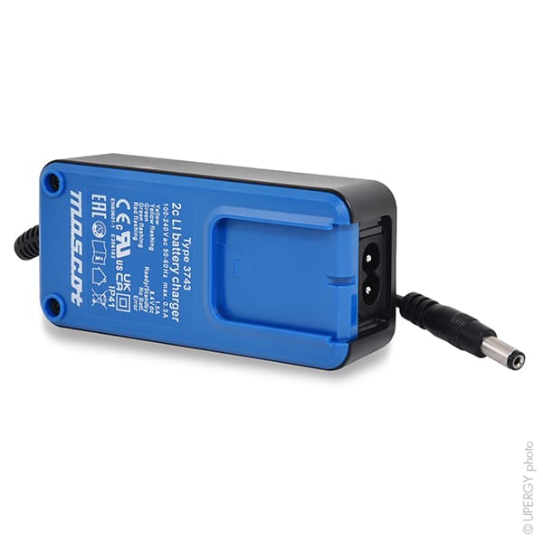 Mascot - Chargeur lithium-ion Mascot 3743LI 2S 8.4V/1.5A 110-230V - Sortie 5.5x2.1mm