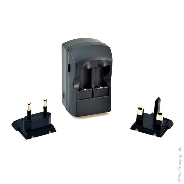 NX - Chargeur pour 2 batteries CR123A (prise EU+UK)