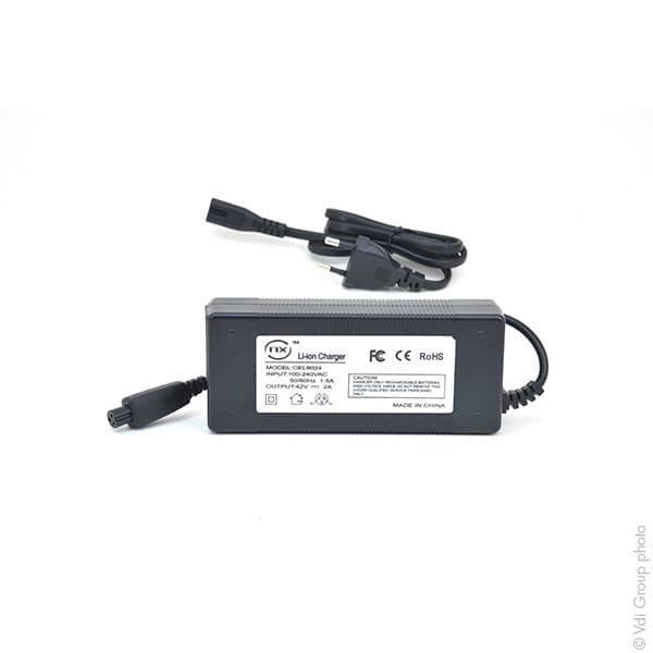 NX - Chargeur lithium-Ion 42V pour Hoverboard Prise EU