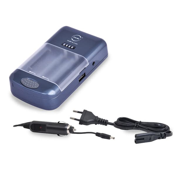 NX - Chargeur universel batteries Li-ion /NiMH ( photo/camera/téléphone, smartphone, GSM)