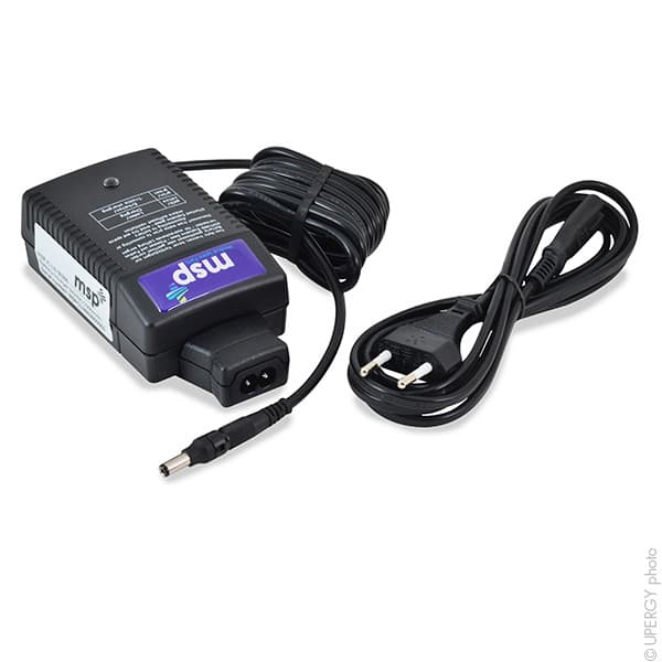 MSP - Chargeur médical compatible CH1 pour Linak Jumbo 24V 12W (Prise Europe)