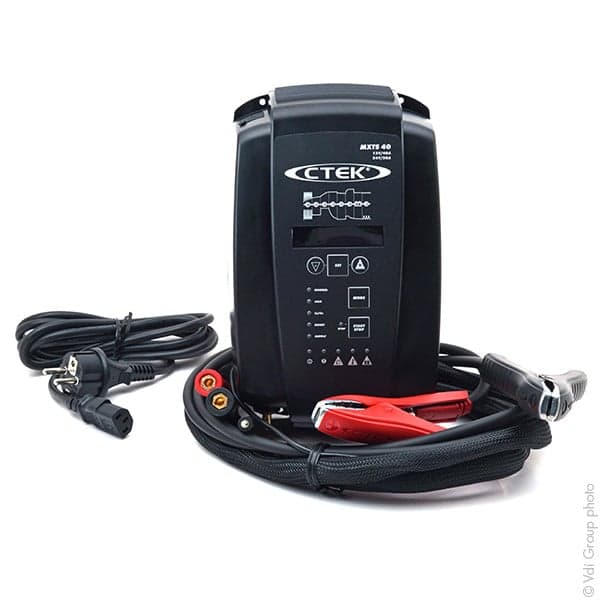 CTEK - Chargeur plomb CTEK MXTS 40 EU 12V/40A ou 24V/20A 230V (Intelligent)