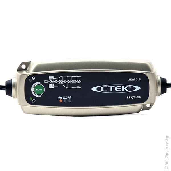 CTEK - Chargeur plomb CTEK MXS 3.8 12V/3.8A 230V (Intelligent)