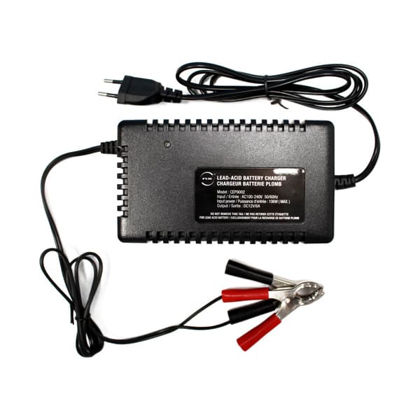 NX - Chargeur plomb NX 12V/6A 110-230V - pinces crocodiles (Intelligent)