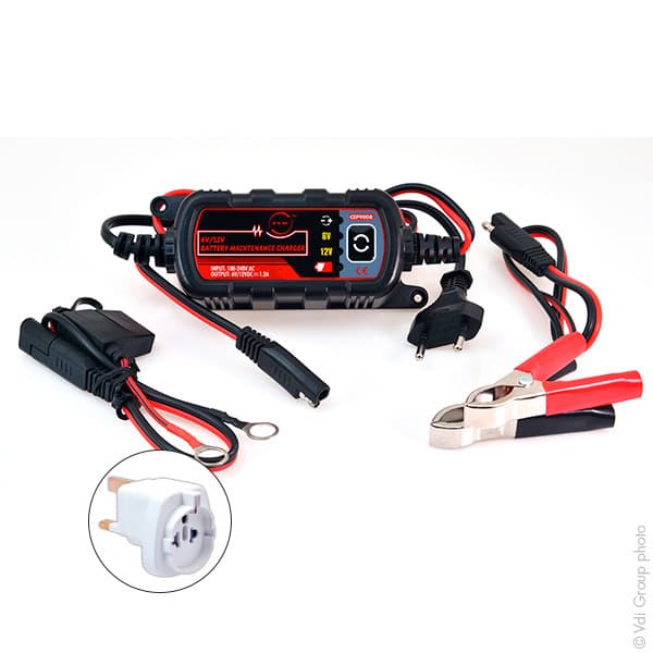 NX - Chargeur plomb/Maintien de charge NX 6-12V/1.2A 100-240V (Intelligent)