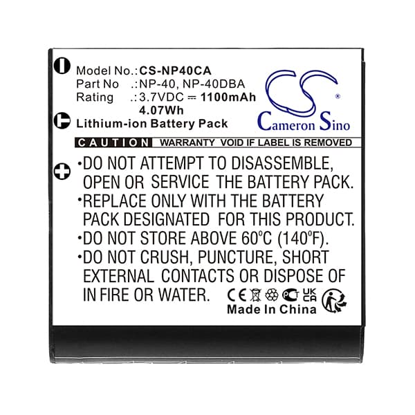 NX - Batterie  photo - caméra 3.7V 1100mAh