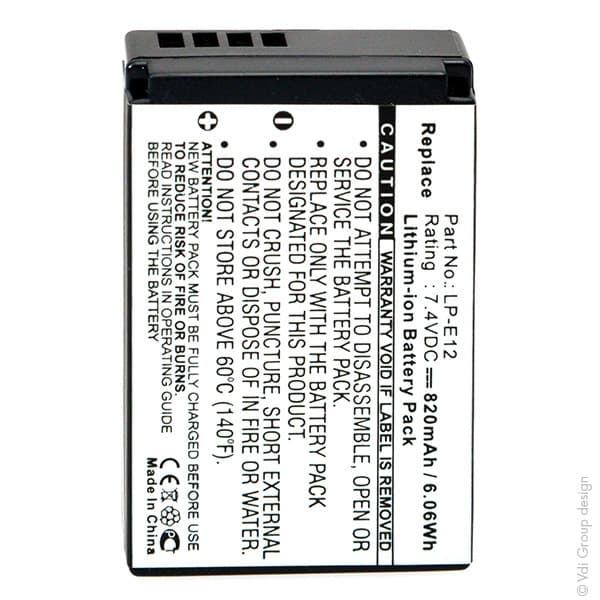 NX - Batterie  photo - caméra 7.4V 820mAh