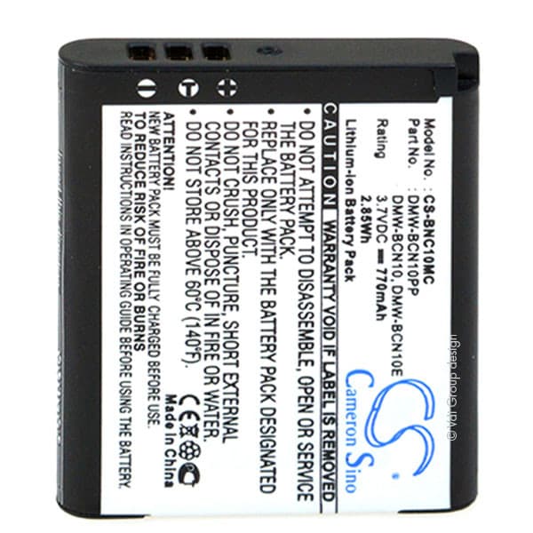 NX - Batterie  photo - caméra 3.7V 770mAh