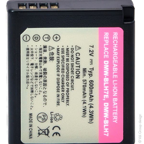 NX - Batterie  photo - caméra 7.2V 600mAh
