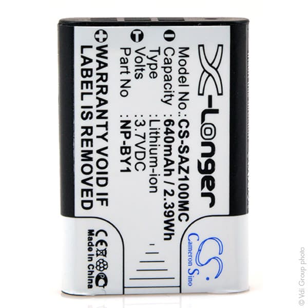 NX - Batterie  photo - caméra 3.7V 640mAh
