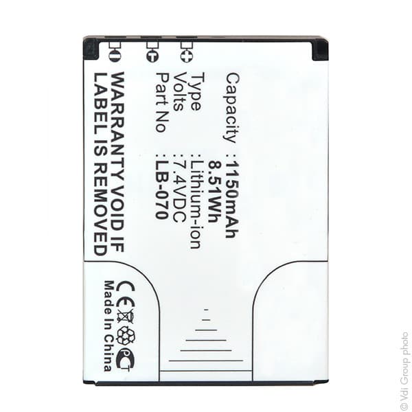 NX - Batterie  photo - caméra 7.4V 1150mAh