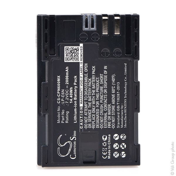 NX - Batterie  photo - caméra 7.2V 2000mAh
