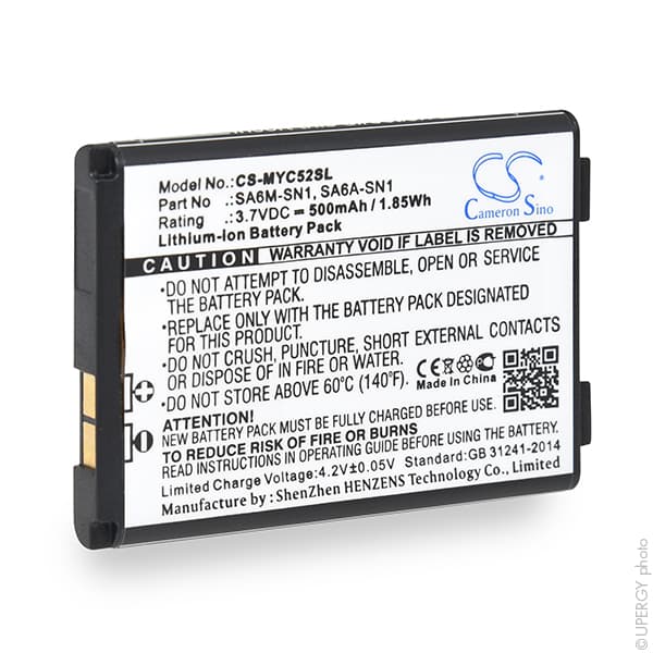 NX - Batterie téléphone, smartphone, GSM pour SwissCom 3.7V 500mAh